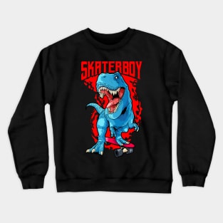 Dino Skater Crewneck Sweatshirt